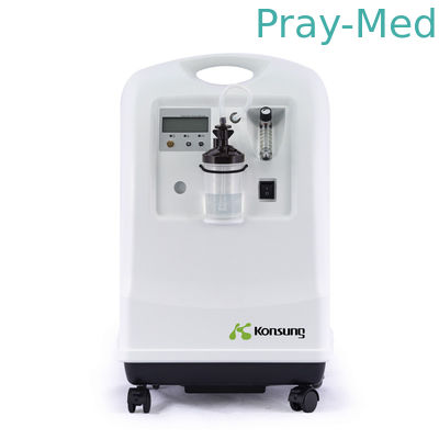Concentrador portátil médico plástico do oxigênio de 750VA 10L/min