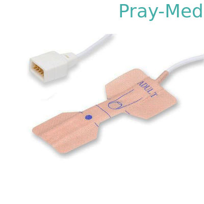 do oxímetro adulto do pulso de 0.9m Pin descartável do sensor 9 Biolight digital