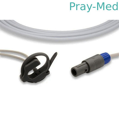 O Pin 3m dos sensores 5 de Gray Neonate Reusable Spo 2 diretos conecta o revestimento de TPU