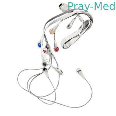 Leadwire do OEM Holter Cable ECG Nihon Kohden para o registrador RAC-2512 de ECG