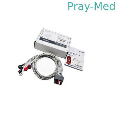 Pin gêmeo 001-03-43145 de Derivaciones 0.9m das ligações do IEC Mindray ECG de AHA