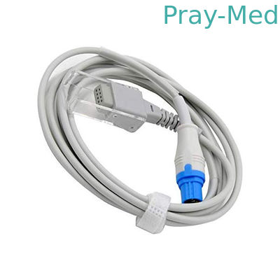 Cabo 2.4m do adaptador de Sirecust 700 Siemens Spo2 8ft 10 Pin Connector