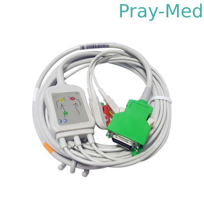 Conector paciente do DB 20-Pin de Nihon Kohden do cabo do espaço OPV-1500 OPV-1500K ECG da vida