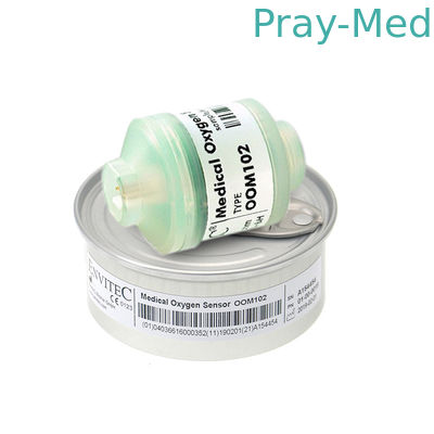 Do sensor médico do oxigênio de OOM102 Envitec compatível branco com o sensor da pilha do O2 MOX-01