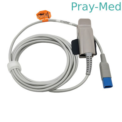 10 o Pin D do sensor 8 do adulto Spo2 do cinza TPU do Ft deu forma ao conector macho