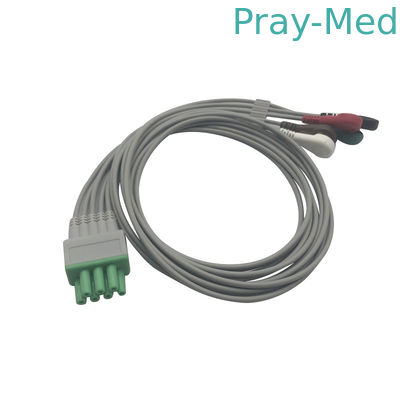 O cabo paciente 5 de AHA ECG conduz compatível para a pressão da telemetria de Mindray