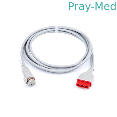 Transdutor de GE Marqutte 11pin BD IBP, comprimento médico do transdutor de pressão 3m do BD