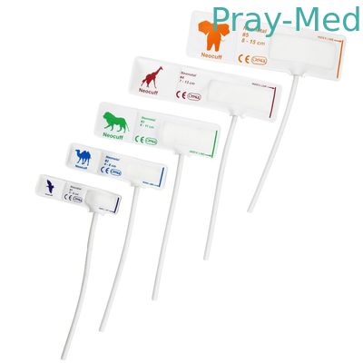 Punhos veterinários da pressão sanguínea 15cm, padrão descartável do CE do punho da pressão sanguínea