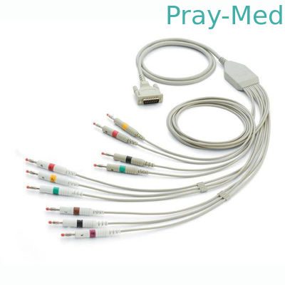 Mortara Eli ECG/cabo 15 do ECG diâmetro da pitada do PIN/grabber 5.0mm