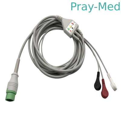 Cabo e leadwire de Comen Ecg para Comen C30/ligação 12pins 5 de C40 3.6m