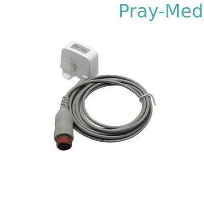 Compatível com equipamento médico cinzento da ponta de prova 12pin de Comen Etco2