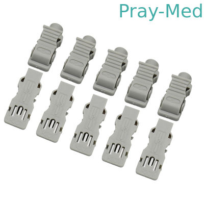 RUÍDO de cobre plástico 3.0MM 10pcs/grupo da banana 4.0MM dos grampos da ligação de ECG